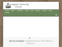 Tablet Screenshot of longviewcommunitychurch.org